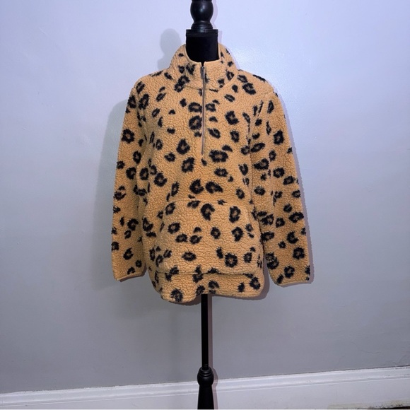 Style & Co Animal Print Half-Zip  Size XL - Picture 4 of 7